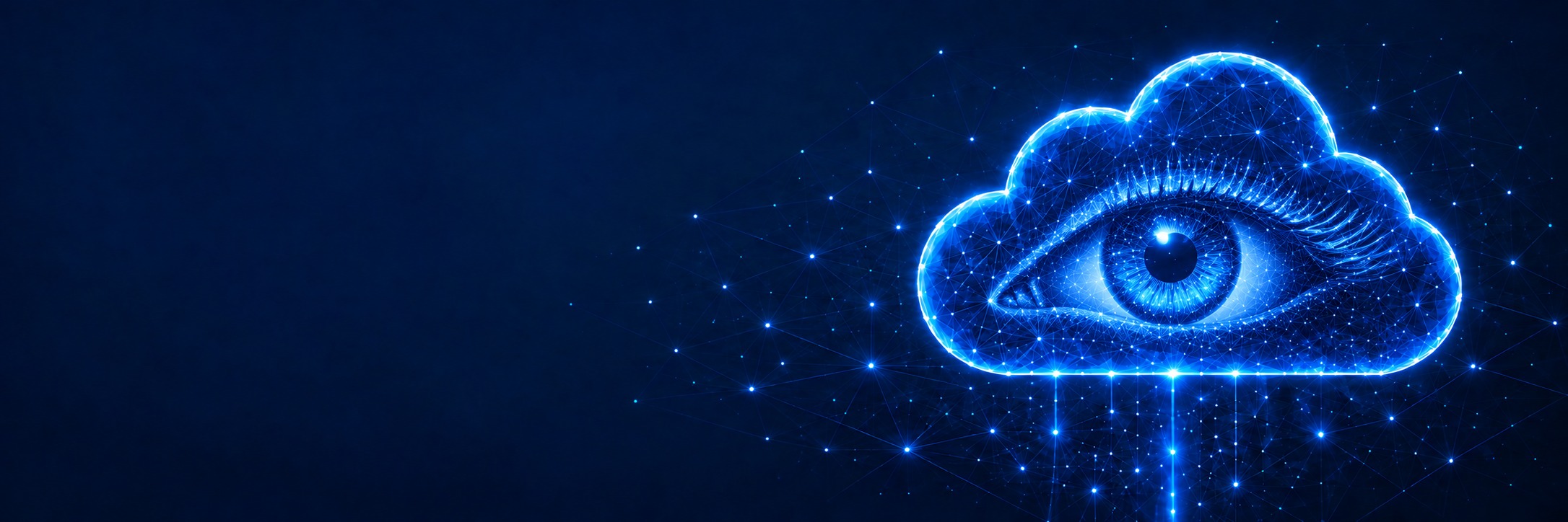 Cloud containing a human eye